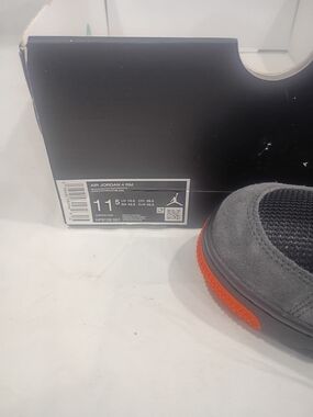 Jordan Kids' Grey and Orange Sneakers
